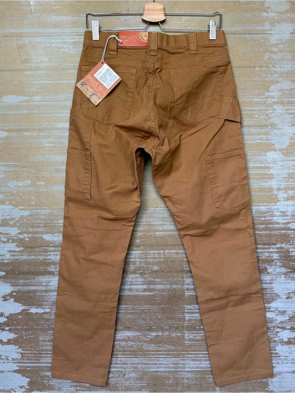 Dovetail Workwear Nwt Maven X Work Pants Saddle Brown Canvas Womens 8x30 — image 6 of 8